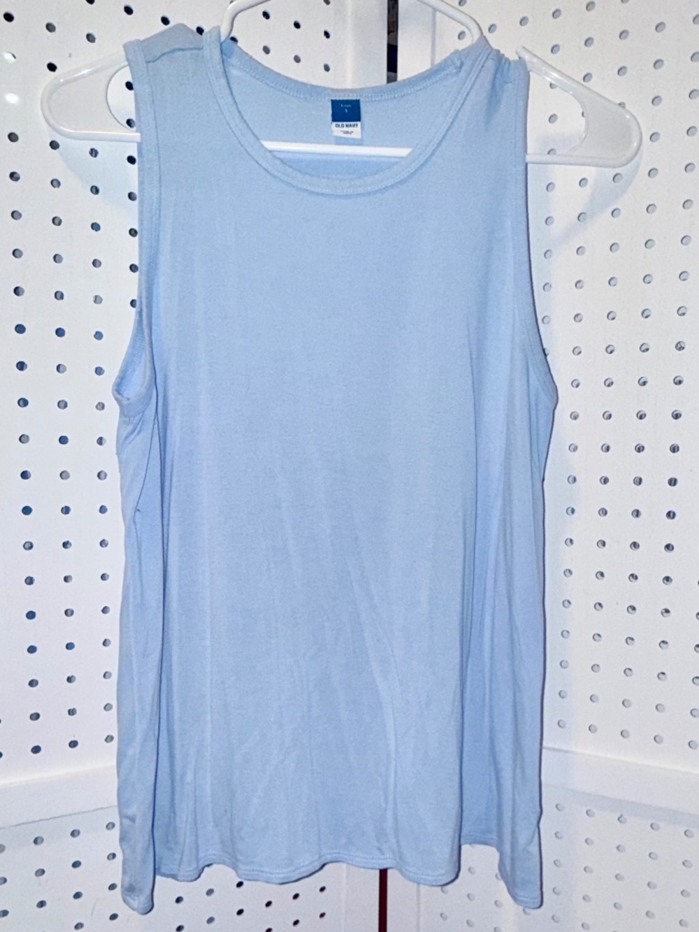 Womenโs Old Navy Luxe Ultra-Soft Layering Tank Top Light Blue Size S